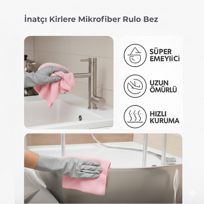 Siliyon Mikrofiber Rulo Bez