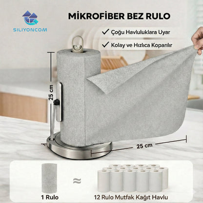 Siliyon Mikrofiber Rulo Bez